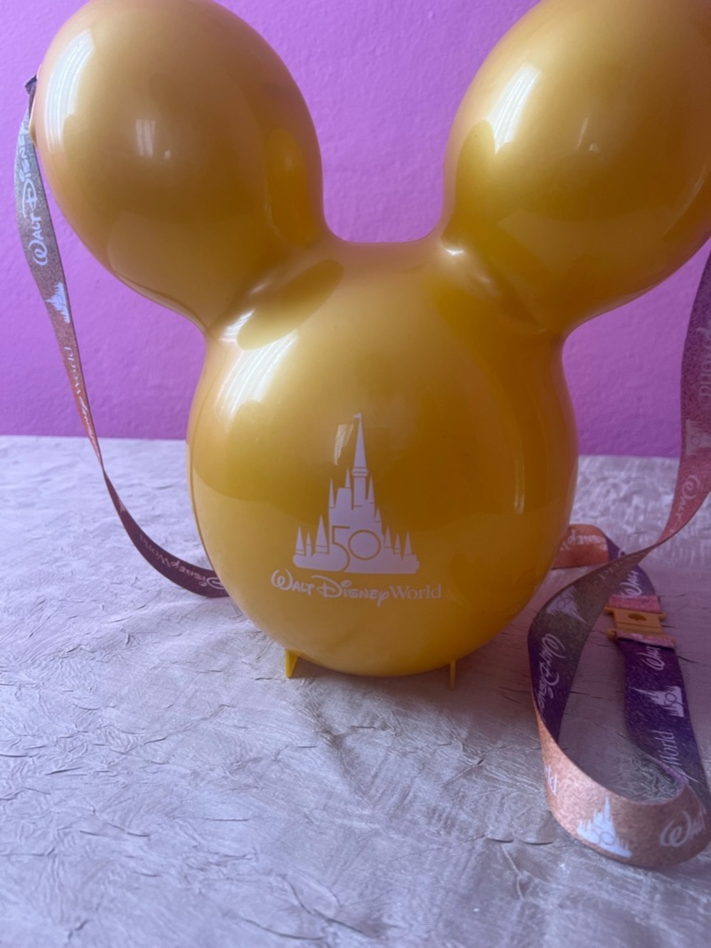Disney Parks 50th Anniversary Mickey Popcorn Bucket Walt Disney World
